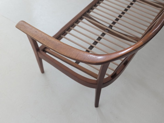 Image 1 of Wilhelm Knoll Mid Century Kersenhouten Sofa, Duitsland, 1960