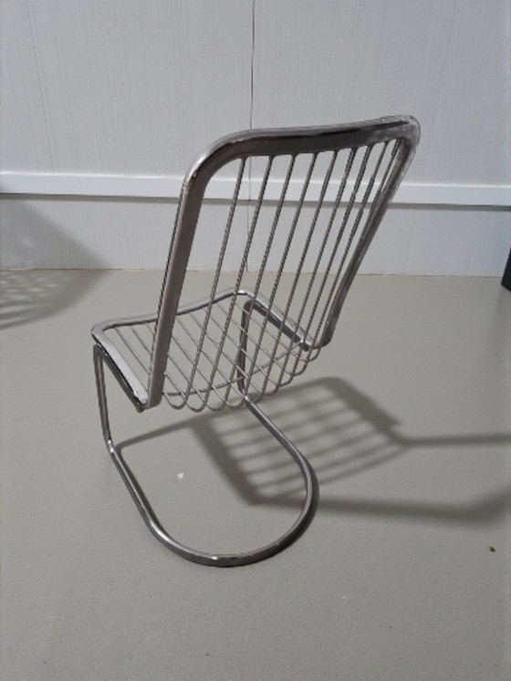 Image 1 of 3 x Space Age vintage String eetkamerstoelen Gastoni Rinaldi