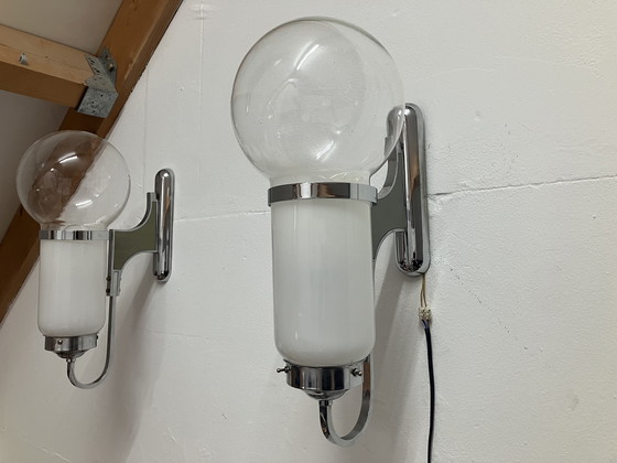 Image 1 of Ensemble vintage d'appliques design italiennes des années 1950/60