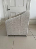 Poltrona Space Age in classico Bouclé