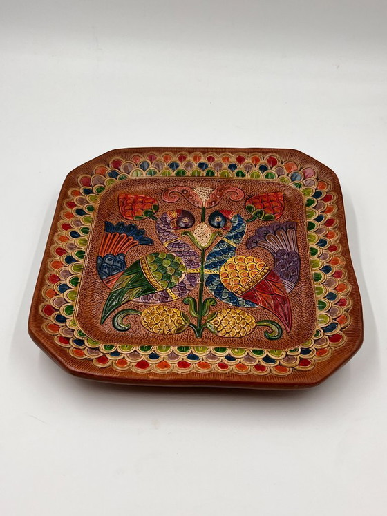 Image 1 of Quadratischer Keramikteller von Ceramica del Convento