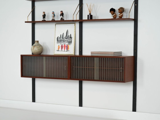 Image 1 of Teakhouten wandrek, Deens design, jaren 60, gemaakt in Denemarken.