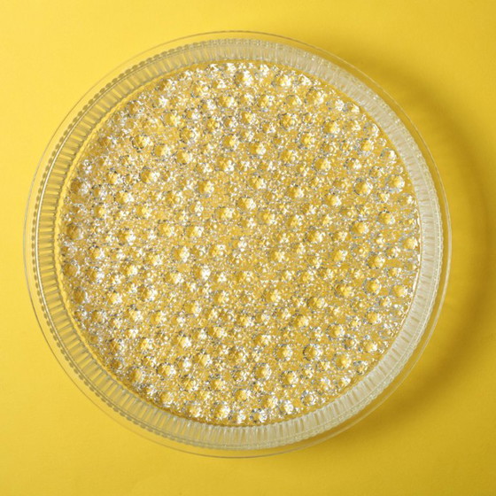 Image 1 of Große, antike Obstschale aus Pressglas / Seltenes, klares Glas-Mittelstück / Italien / 1970er Jahre