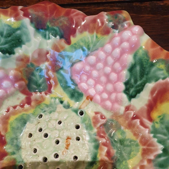 Image 1 of Scolapasta in ceramica colorata 28 cm