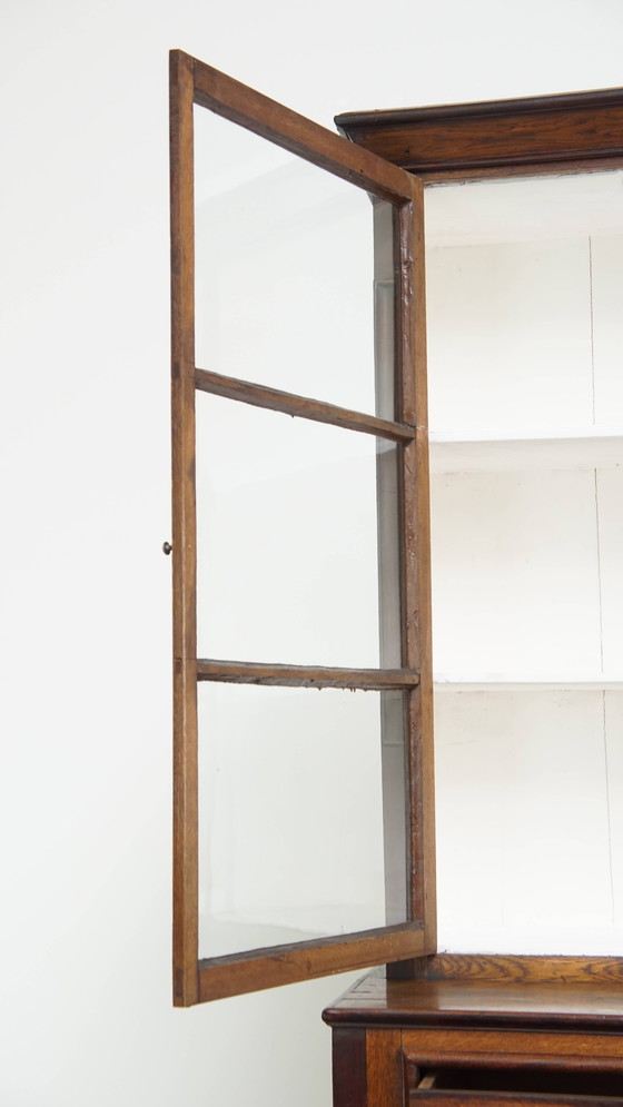 Image 1 of Antique English buffet/ bookcase from early 19th century