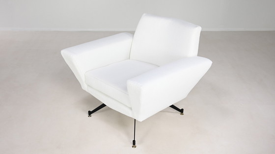 Image 1 of Studio Tecnico A.P.A, pair of armchairs model M530 for Lenzi. Italy, C.1950