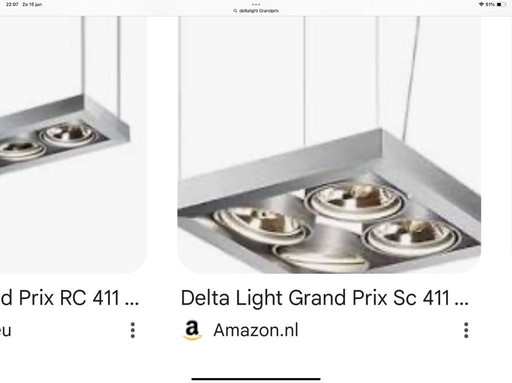 Delta Light Grand Prix pendant lamp