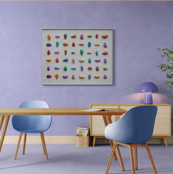 Image 1 of Huîtres colorées - 104 x 134 cm
