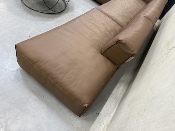 Image 1 of Divano angolare Rolf Benz Mio in pelle marrone 253x344