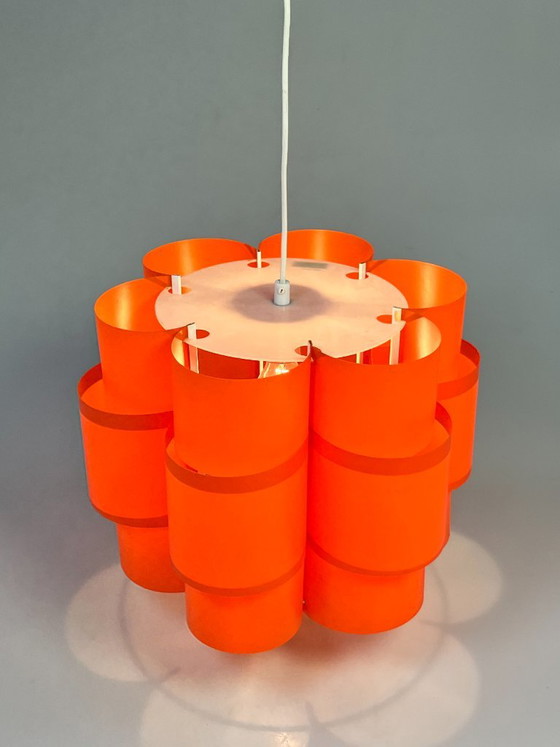 Vintage pendant lamp, Hans Agne Jakobsen, Scan-light, Tn64/410 – Plastic (photo 5 of 15)