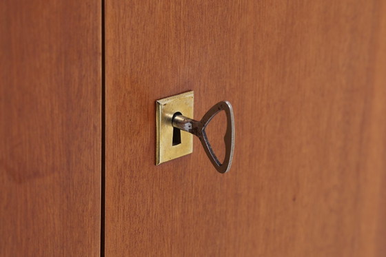 Image 1 of Prachtige vintage teakhouten ladekast jaren 60 | Mid Century kast | Retro houten opbergmeubel #06-60