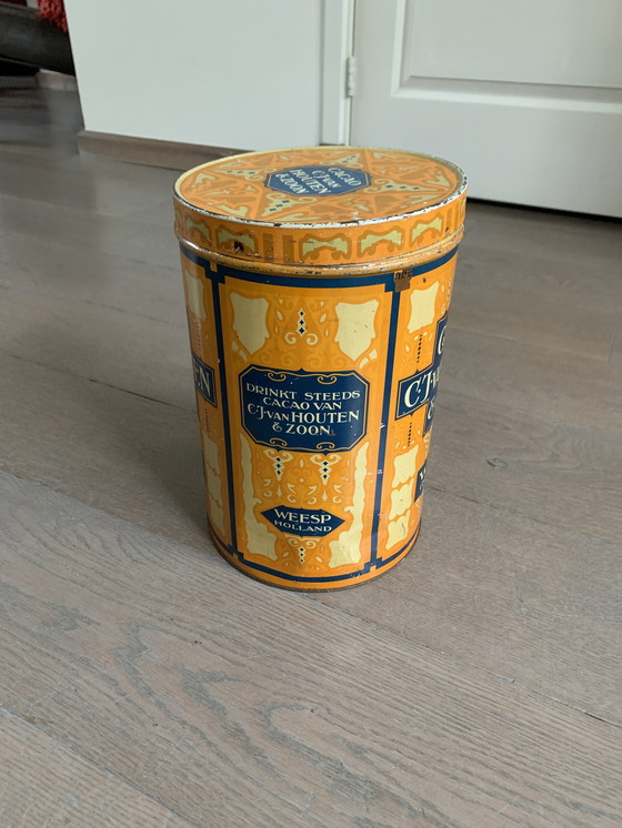 Image 1 of Vintage cacaoblik.