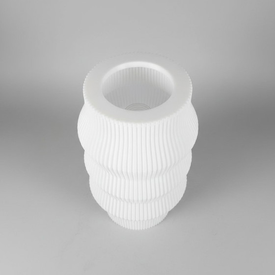 Image 1 of 3D Printed Color Flow Table Lamp: Modern Wavy Light
