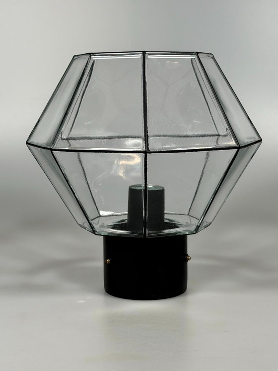 Image 1 of 1960s/70s Plafoniere ceiling lamp by Glashütte Limburg, Germany, Space Age