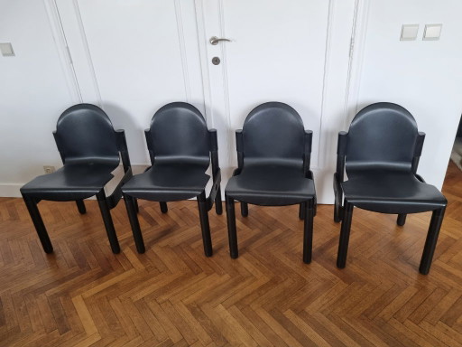 Chaises Thonet Flex 2000 – eetkamerstoelen, Plastic, Wood