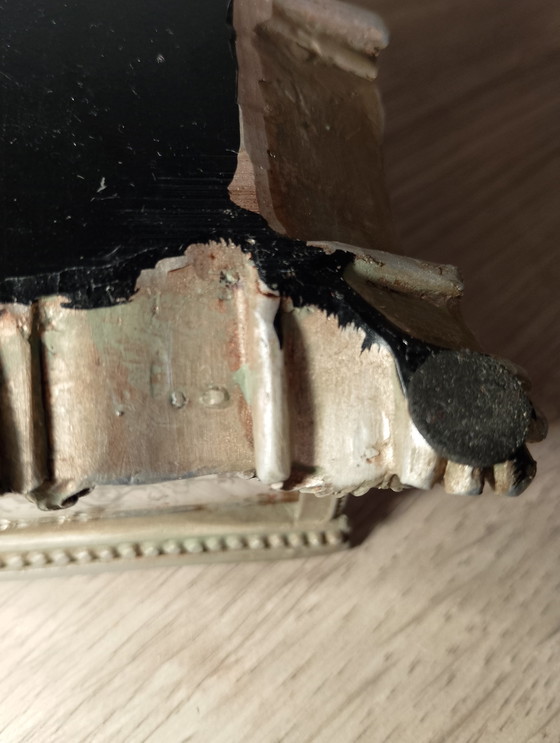 Image 1 of Rocco-style jewelry box in solid silvered spelter, signature