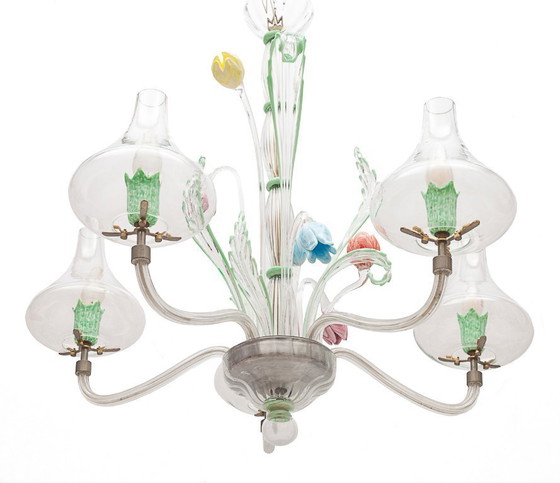 Image 1 of Lustre Murano 5 feux