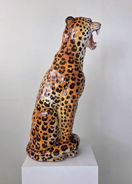 Image 1 of Vintage Keramieken Luipaard