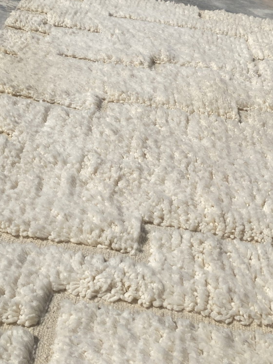 Natural Wool Rug with Geometric Pattern 250/250cm, Rugs & carpets, Creme (photo 8 of 8)