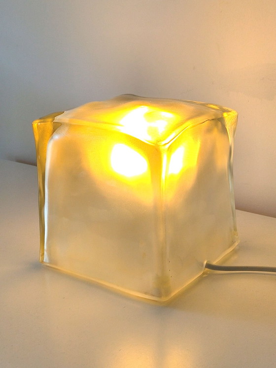Image 1 of IKEA Iviken ijsblok tafellamp – vintage jaren '90