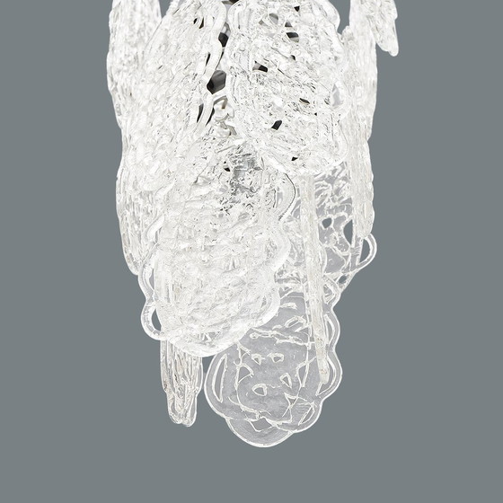 Image 1 of Kroonluchter "Ragnatela" met Murano glaselementen, 1970