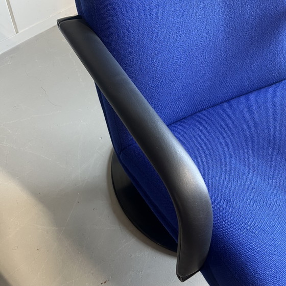 Vintage Swivel Armchair •Artifort• model F142 – Textile, Metal (photo 10 of 15)