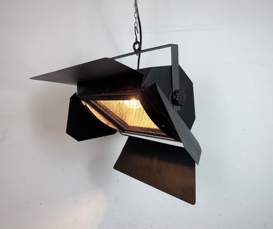 Image 1 of Faretto da teatro nero vintage, anni '90