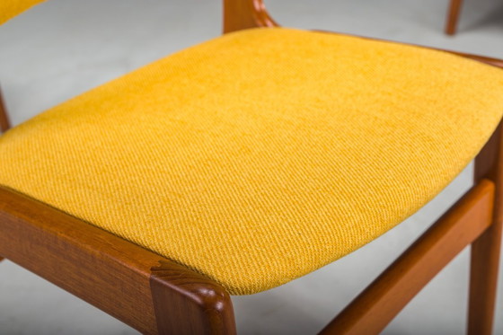 Image 1 of Mid Century Modell 89 Esszimmerstühle, Erik Buch zugeschrieben, Satz von 4