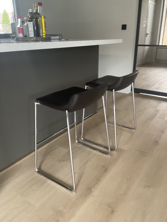 Image 1 of De Sede DS-717 sgabelli da bar 3 pezzi