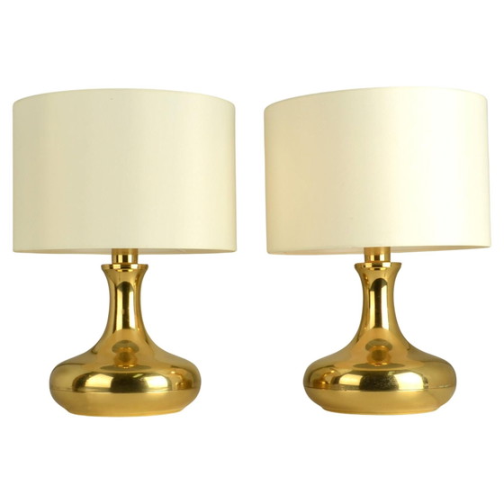 Lampade da tavolo dorate di Luci Italia, 1970 – Vintage (photo 2 of 17)