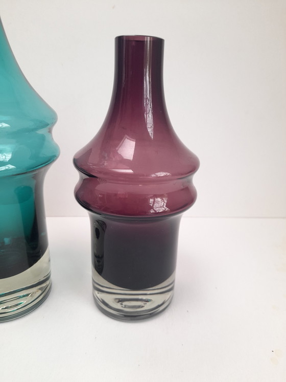 Image 1 of Set of 2 Tamara Aladin vases for Las Riihimäen 