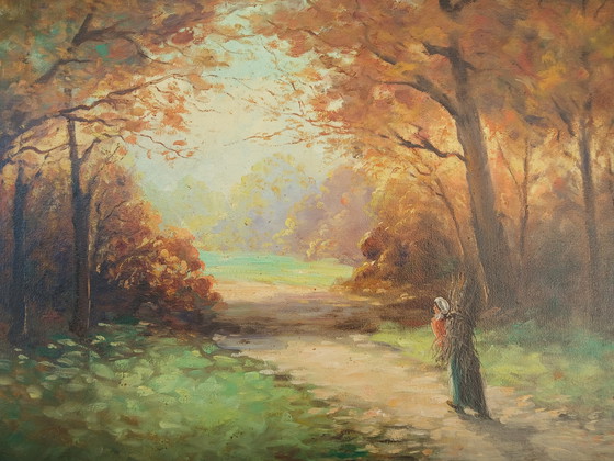 Image 1 of Oil On Canvas Signed, Joseph Izarie-Riviere