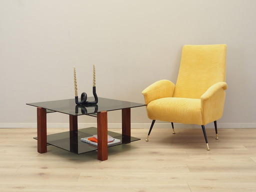 Poltrona gialla, design italiano, anni '70, produzione: Italia