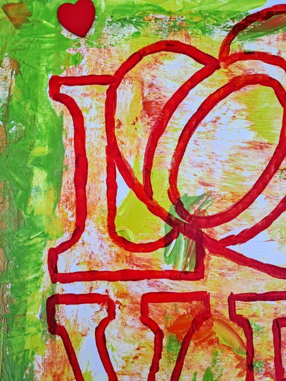 Image 1 of Enzo SAN MARCO - Love inclusive ® 3 - Tropical Passion - Artist's painting