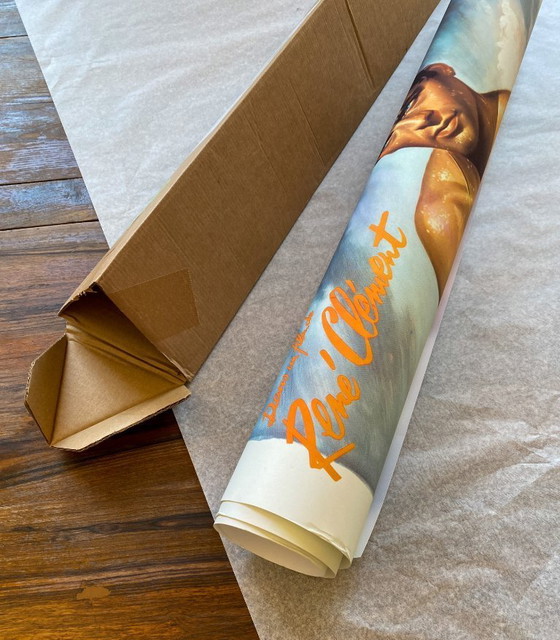 Image 1 of Purple Noon, een film van René Clément, met in de hoofdrollen Alain Delon, Marie Laforêt en Maurice Ronet - Poster 70 x 100 cm