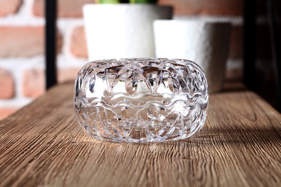 Image 1 of Porta caramelle in cristallo al piombo di metà secolo: bomboniera Courtenay Royal Rock