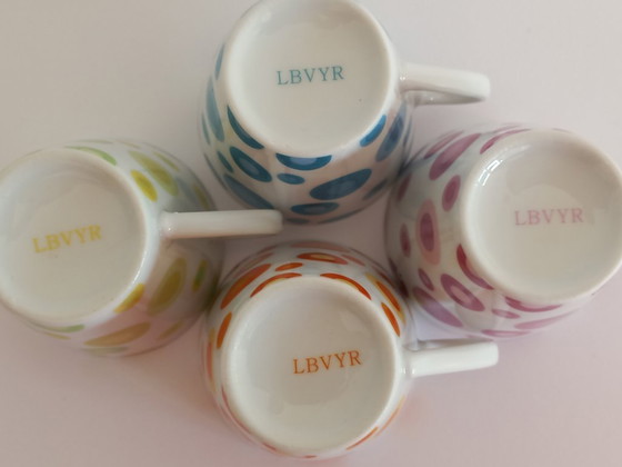 Image 1 of Tasses à expresso vintage, LBVYR, Yves Rocher