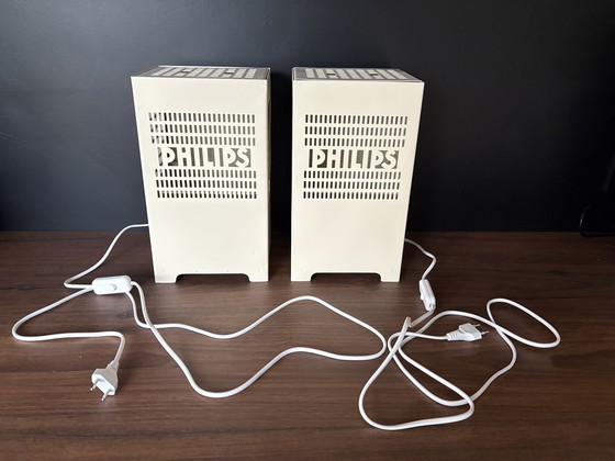 Image 1 of 2x Philips vintage tafellamp