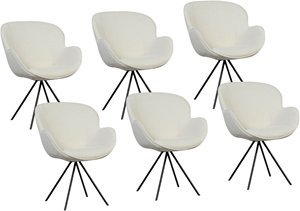 Bree's New World Butterfly Esszimmerstuhl (6er-Set)