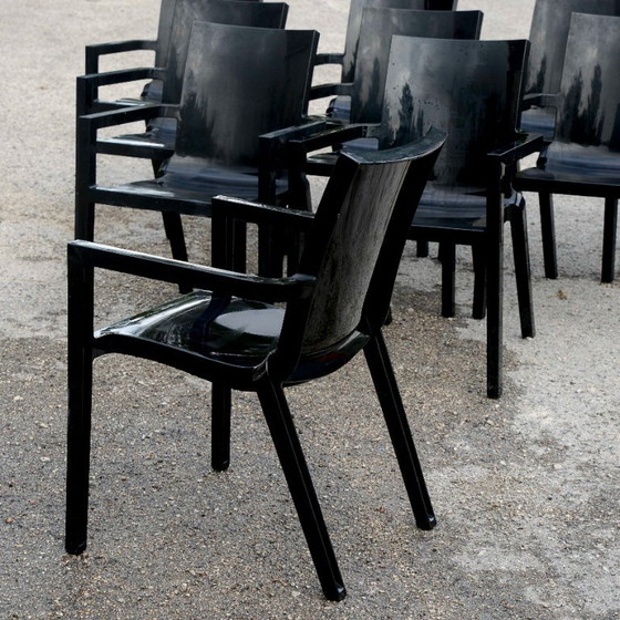 Set 10 Sedie Driade Deville Sedia Poltroncina By Christophe Pille – Poltrone, Plastica (photo 7 of 13)