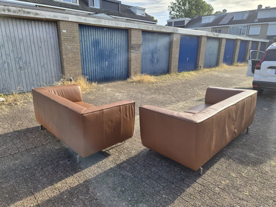 Image 1 of Leather Montetel sofas