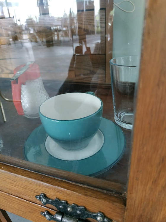 Image 1 of Vitrine/meuble à thé vintage/antique de style Art déco