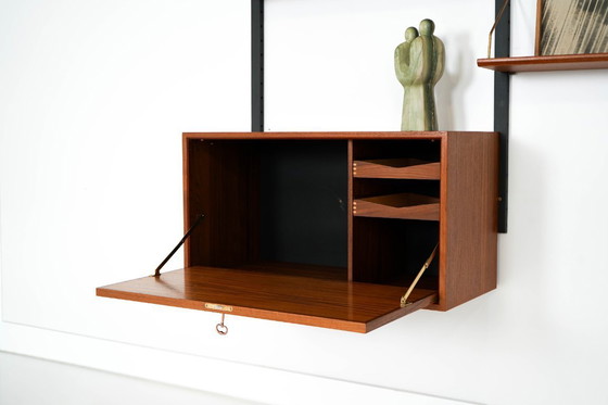 Image 1 of Étagère modulaire en teck, design danois, années 1960, designer : Poul Cadovius