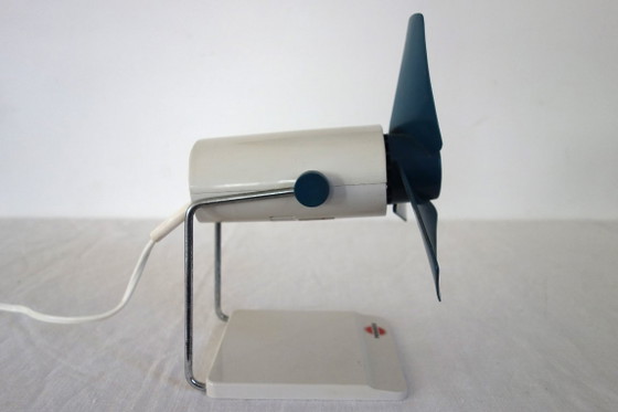 Ventilatore da tavolo Progress anni '70 – Oggetti decorativi, Metal, Plastic (photo 3 of 9)