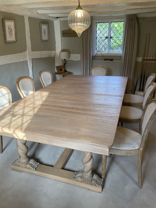 Table de salle à manger en ardoise 7ft