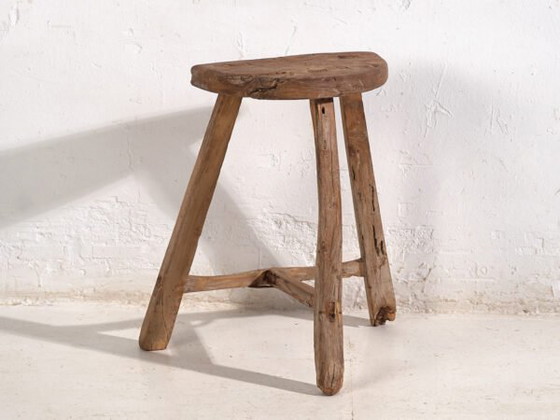 Antique primitive stool - Late Qing Dinasty (c.1900) #5 (photo 27 of 30)