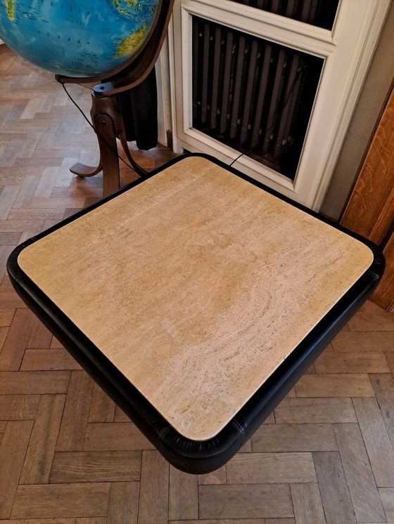 Image 1 of Vintage travertine table