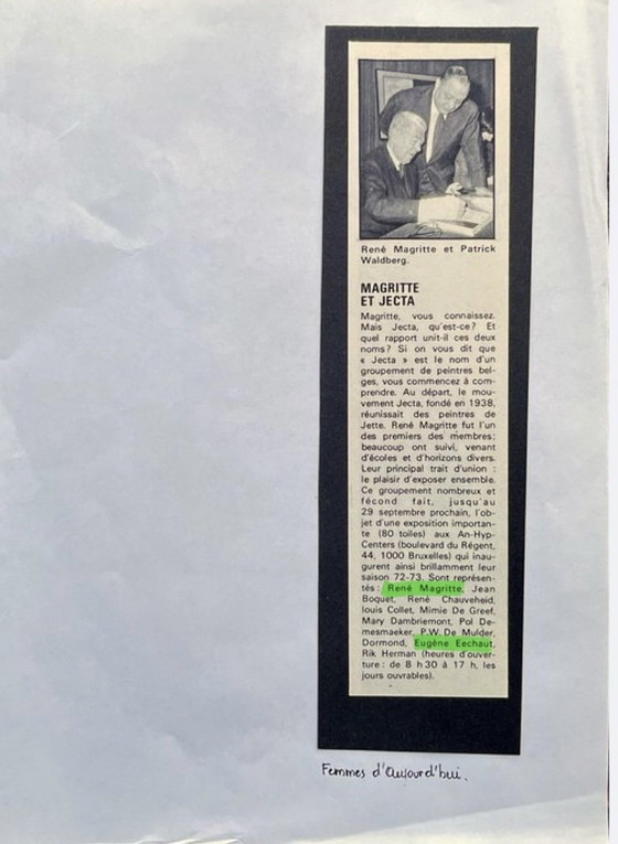 Image 1 of Eugène Eechaut (1928-2019) - Strelitzie - 1968. Signé