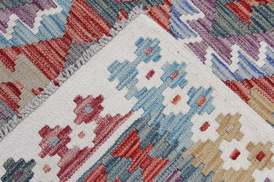 Image 1 of Handwoven Wool Afghan Kilim - 175 X 126 Cm