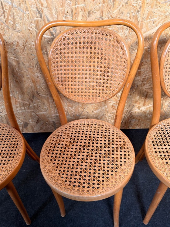 Image 1 of Thonet’ ZMP Radomsko Gebogen Houten Stoelen